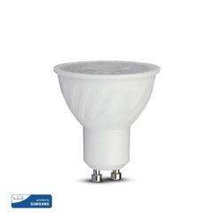 LED Spot Λάμπα GU10 6.5W V-TAC PRO Samsung Chip 38° 480lm Ψυχρό 6400K – 191