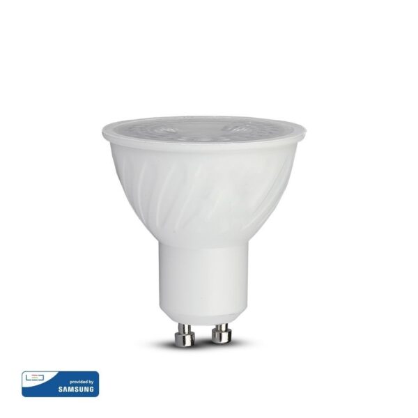 LED Spot Λάμπα GU10 6.5W V-TAC PRO Samsung Chip 38° 480lm Ψυχρό 6400K - 191