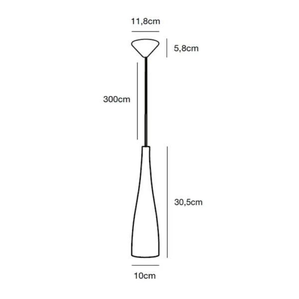 Nordlux Embla Κρεμαστό Γκρι E27  Γυάλινο –  45703047