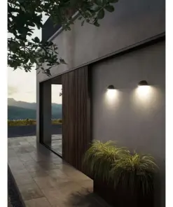 Nordlux Arcus Smart Φωτιστικό Τοίχου Μαύρο IP54 LED 9.5W 2700K – 2019001003