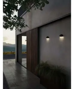 Nordlux Arcus Smart Φωτιστικό Τοίχου Μαύρο IP54 LED 9.5W 2700K – 2019001003