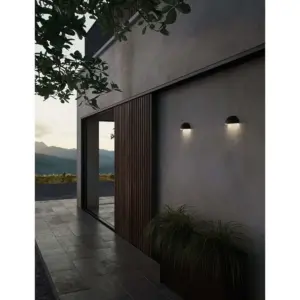 Nordlux Arcus Smart Φωτιστικό Τοίχου Μαύρο IP54 LED 9.5W 2700K  – 2019001003