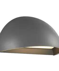 Nordlux Arcus Smart Φωτιστικό Τοίχου Γκρι IP54 LED 9.5W 2700K – 2019001010