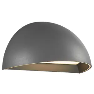 Nordlux Arcus Smart Φωτιστικό Τοίχου Γκρι IP54 LED 9.5W 2700K –  2019001010