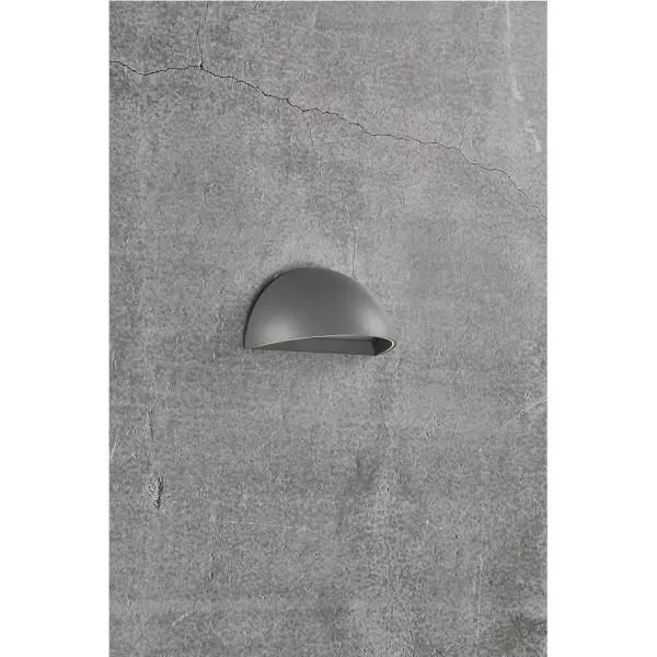 Nordlux Arcus Smart Φωτιστικό Τοίχου Γκρι IP54 LED 9.5W 2700K –  2019001010