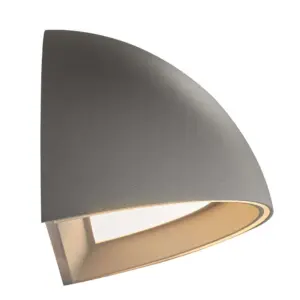 Nordlux Arcus Smart Φωτιστικό Τοίχου Γκρι IP54 LED 9.5W 2700K –  2019001010