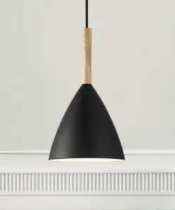 Κρεμαστό Φωτιστικό DFTP Pure 20 1xE27 Μαύρου Χρώματος – 43293003