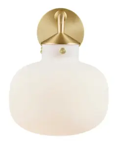 Επιτοίχιο Φωτιστικό DFTP Raito 1xE27 Λευκού Χρώματος – 48091001