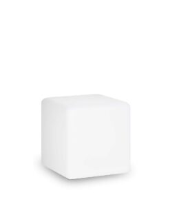 IDEAL LUX Φωτιστικό Δαπέδου Κήπου LUNA 1xE27 Λευκού Χρώματος IP65 – 191577