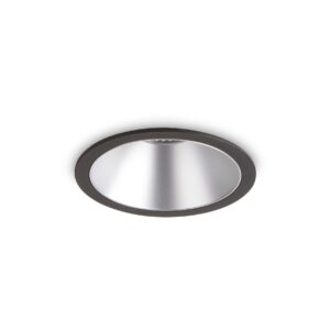 IDEAL LUX Χωνευτό Φωτιστικό Οροφής GAME ROUND LED 11W 3000K IP40 Μαύρου Χρώματος – 192321