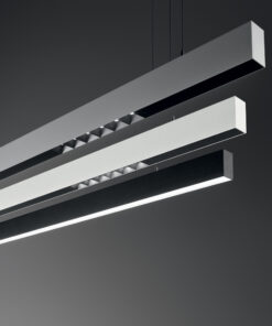 IDEAL LUX Φωτιστικό Οροφής FLUO WIDE LED 27W 4000K Μαύρου Χρώματος – 192505