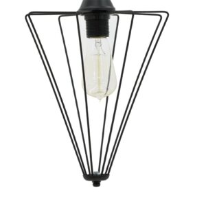 Φωτιστικό οροφής μονόφωτο Saway pakoworld E27 μαύρο 30x30x80εκ 193-000058