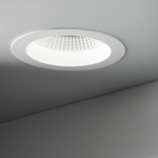 IDEAL LUX Χωνευτό Φωτιστικό Οροφής BASIC LED 10W 3000K IP44 Λευκού Χρώματος – 193458
