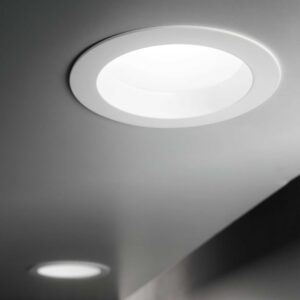 IDEAL LUX Χωνευτό Φωτιστικό Οροφής BASIC LED 10W 3000K IP 44 Λευκού Χρώματος – 193519