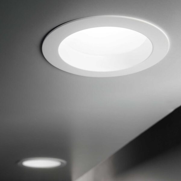 IDEAL LUX Χωνευτό Φωτιστικό Οροφής BASIC LED 10W 3000K IP 44 Λευκού Χρώματος – 193519