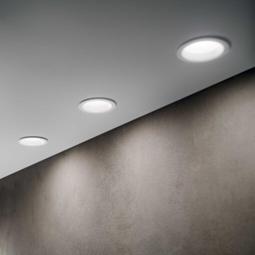 IDEAL LUX Χωνευτό Φωτιστικό BASIC LED 15W 3000K IP44 Λευκού Χρώματος – 193526