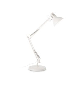 IDEAL LUX Επιτραπέζιο Φωτιστικό WALLY 1xE27 Λευκού Χρώματος- 193991