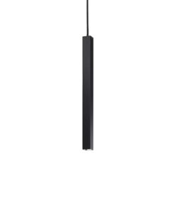 IDEAL LUX Κρεμαστό Φωτιστικό ULTRATHIN LED 11.5W 3000K Μαύρου Χρώματος – 194202