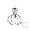 IDEAL LUX Κρεμαστό Φωτιστικό AMPOLLA-1 1xE27 Λευκού Χρώματος – 194295