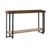 Console Nolan pakoworld walnut-black 140x30x85cm 197-000054