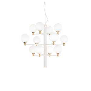 IDEAL LUX Κρεμαστό Φωτιστικό COPERNICO 12xG9 Λευκού Χρώματος – 197302