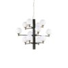 IDEAL LUX Κρεμαστό Φωτιστικό COPERNICO 12xG9 Μαύρου Χρώματος – 197319