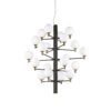 IDEAL LUX Κρεμαστό Φωτιστικό COPERNICO 20xG9 Μαύρου Χρώματος – 197333