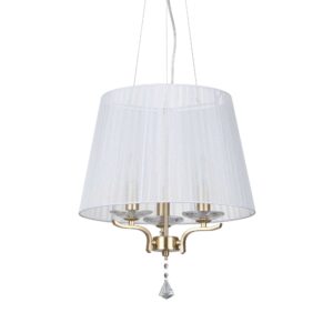 IDEAL LUX Κρεμαστό Φωτιστικό PEGASO 3XE14 Χρυσού Χρώματος – 197715