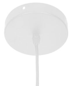 Φωτιστικό οροφής Desy pakoworld χρώμα λευκό-φυσικό Φ15×99εκ 199-000073