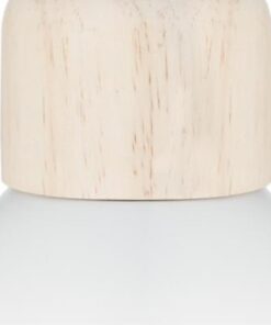 Φωτιστικό οροφής Desy pakoworld χρώμα λευκό-φυσικό Φ15×99εκ 199-000073