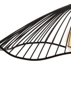 Φωτιστικό οροφής Galt pakoworld μαύρο Φ34×15.5εκ 199-000182