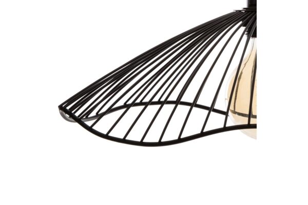 Φωτιστικό οροφής Galt pakoworld μαύρο Φ34×15.5εκ 199-000182