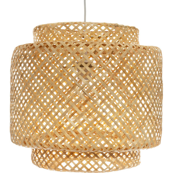 Liby pakoworld Å27 bamboo ceiling light natural D40x38cm 199-000185