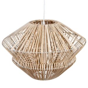Φωτιστικό οροφής PWL-1102 pakoworld Ε27 μπεζ Φ44×31εκ 199-000455
