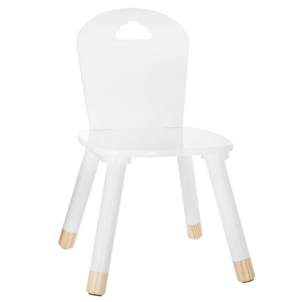 Children's chair Playful pakoworld white 32x31.5x50cm 199-000471