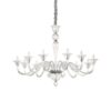 IDEAL LUX Κρεμαστό Φωτιστικό BRIGITTA 12xE14 Διάφανο – 199375
