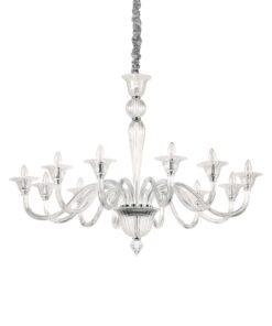 IDEAL LUX Κρεμαστό Φωτιστικό BRIGITTA 12xE14 Διάφανο – 199375