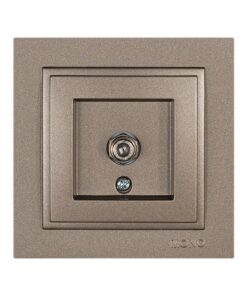 ΠΡΙΖΑ TV F CONNECTOR  LIGHT FUME EUROLAMP – 152-10542