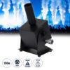 GloboStar® 51174 HYDRA Επαγγελματική Επιδαπέδια Μηχανή Cannon CO2 JET Smoke Effect Machine – Κανόνι JET Εφέ Καπνού-Ομίχλης CO2 150W AC 220V-240V DMX512 Display on Body – Μαύρο – L24 x W16.5 x H40cm