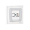 ΠΡΙΖΑ USB ΛΕΥΚΗ EUROLAMP – 152-10160