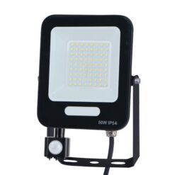 ΠΡΟΒΟΛΕΑΣ LED 50W SMD ΜΕ ΠΕΡΙΣΤΡΕΦΟΜΕΝΟ ΑΝΙΧΝΕΥΤΗ ΚΙΝΗΣΗΣ ΜΑΥΡΟΣ IP66 4000K PLUS EUROLAMP – 147-69070