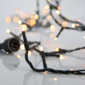 ΣΕΙΡΑ, 700 LED 3mm, 31V ΜΕΤΑΣΧΗΜΑΤΙΣΤΗ, 4 ΕΠΕΚΤΑΣΕΙΣ ΩΣ 2 ΣΕΤ,  ΠΡΑΣΙΝΟ PVC ΚΑΛΩΔΙΟ, ΘΕΡΜΟ ΛΕΥΚΟ LED, ΑΝΑ 5cm, ΠΡΟΕΚΤΑΣΗ ΠΑΡΟΧΗΣ 3m, ΙΡ44 EUROLAMP – 600-15561