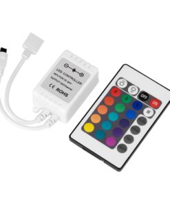 GloboStar® 73403 Ασύρματος LED RGB Controller με Χειριστήριο IR DC 12-24V Max 144W