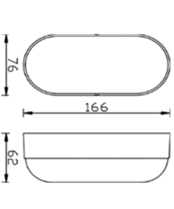 ΦΩΤΙΣΤΙΚΟ ΧΕΛΩΝΑ LED 166x76x42mm 8W 4000K 540lm IP65 ΠΛΑΣΤΙΚΟ ΛΕΥΚΟ SEASIDE UNIVERSE – 1-U008303