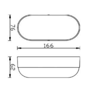 ΦΩΤΙΣΤΙΚΟ ΧΕΛΩΝΑ LED 166x76x42mm 8W 4000K 540lm IP65 ΠΛΑΣΤΙΚΟ ΛΕΥΚΟ SEASIDE UNIVERSE – 1-U008303