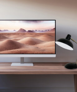 InLight Επιτραπέζιο φωτιστικό από μαύρο μέταλλο 1XE27 D:38cm (3051-Black)