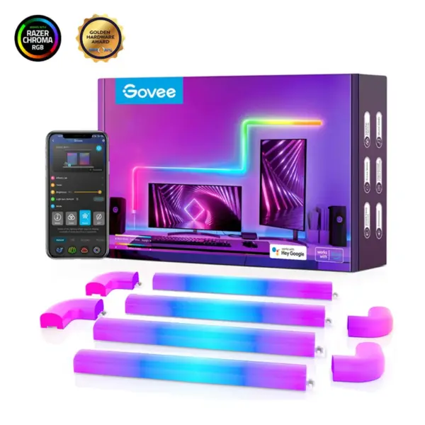 Govee Glide H6062Φωτισμός Τοίχου RGB 1.SH.01.G013