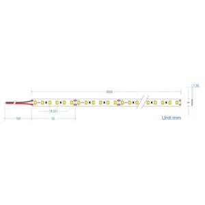 LED Ταινία 19.2W 24V CUBALUX Dimmable 2208lm/m Φυσικό 4000K 5 Μέτρα – CL77-0043