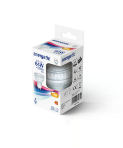 ΛΑΜΠΑ LED SMD MR16 GU10 GLASS 5,3W 2700K 220-240V 450lm 36° ENERGETIC – 2-E5164003221