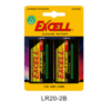 D ΑΛΚΑΛΙΚΗ ΜΠΑΤΑΡ.ΚΑΡΤΕΛΑ 2ΤΕΜ EXCELL – 2-EXLR20